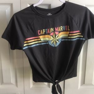 Cute Captain Marvel tee
